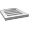 Ekena Millwork Arch Top Surface Mount PVC Gable Vent: Non-Functional, w/2"W x 1-1/2"P Brickmould Frame, 14"W x 14"H GVPAR14X1402SN - alternate 5